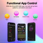 Programmable Full-Color Car LED Sign | APP Control Advertising Display Panel