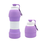 Portable Silicone Folding Water Bottle | 580 ml Travel & Outdoor Bottle
