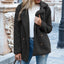 Women’s Fluffy Lapel Coat | Loose Button-Front Winter Cardigan Jacket