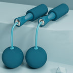 Adjustable Training Jump Rope Set | Fitness Bands & Silicone Handles