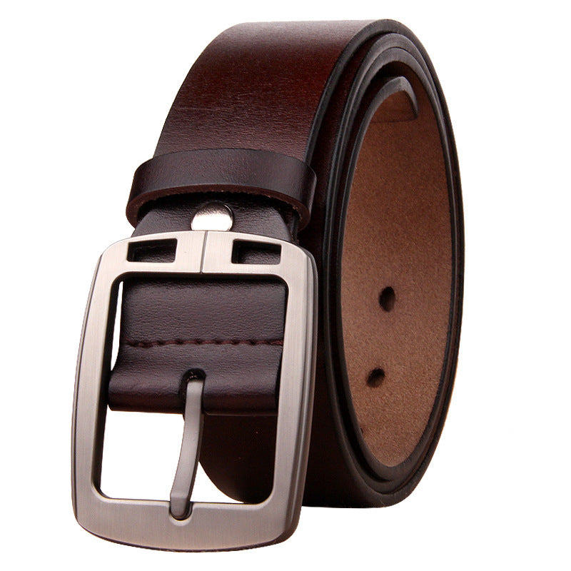 Men’s Retro Cowhide Leather Belt | Vintage Style