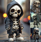 Resin Skeleton Figurine Home Decor | Halloween Ornament