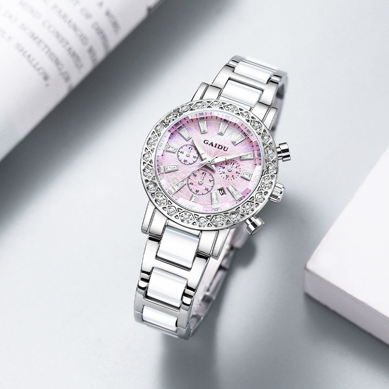 Women’s Waterproof Luminous Fritillary Quartz Watch | Stylish Wrist Timepiece Hoofdafbeelding