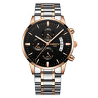 Men's Chronograph Business Watch – Luxury Analog Quartz Waterproof