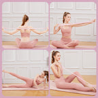 Elastic Resistance Band Set | Yoga & Fitness Training Bands with Handles