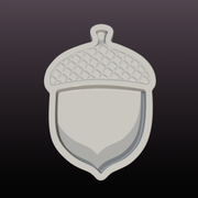 Acorn Catchall Tray STL File – Fall Organizer for 3D Printing