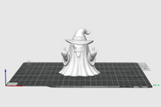 Rude Witch Ghost LED Tealight Cover STL – Halloween 3D Print File