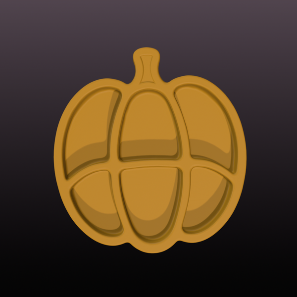 Pumpkin Compartment Tray STL File – Fall Catchall Organizer for 3D Printing
