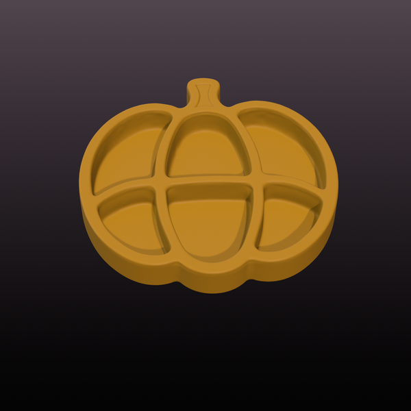 Pumpkin Compartment Tray STL File – Fall Catchall Organizer for 3D Printing