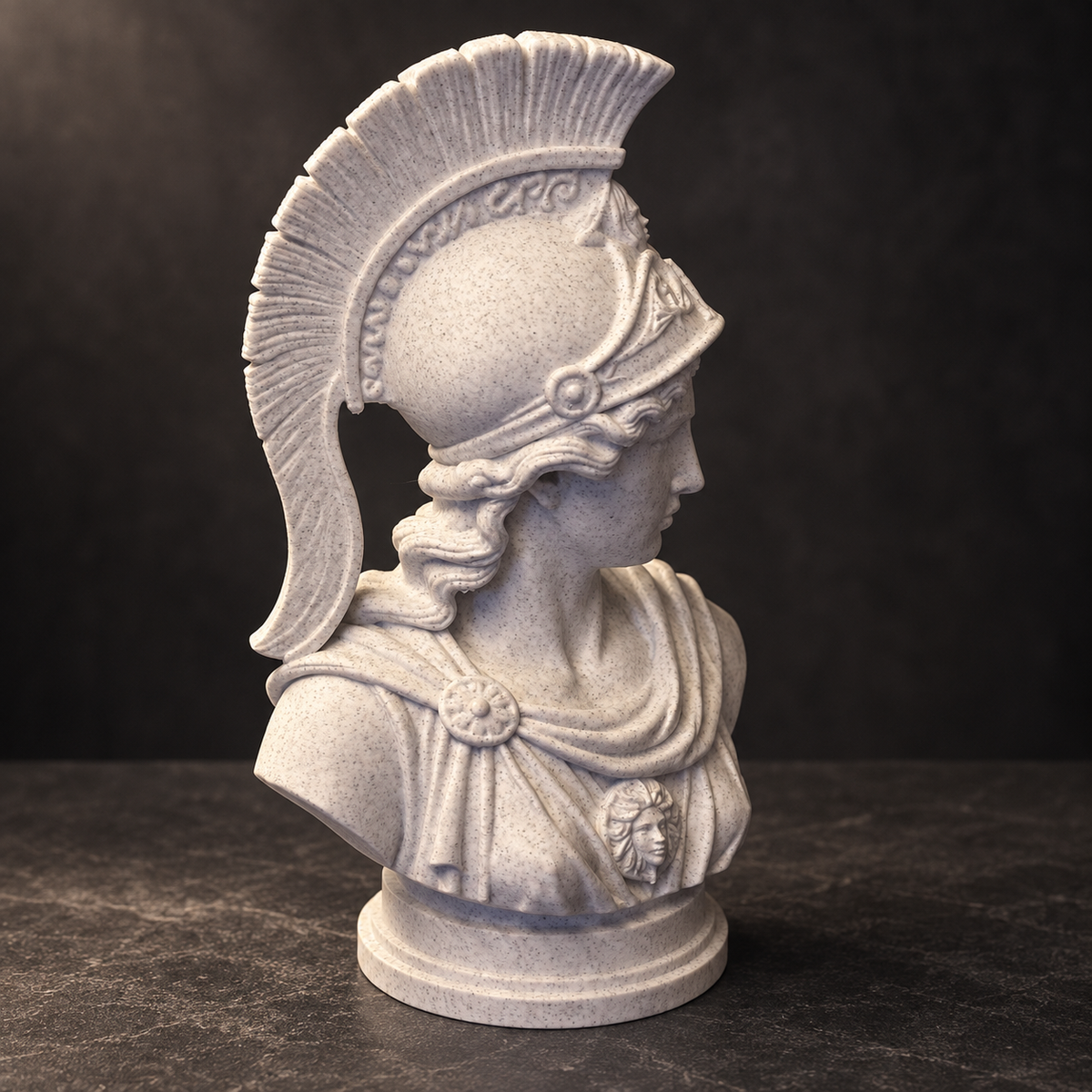 Athena Bust Statue – Greek Goddess Sculpture for Classical Home Decor