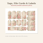 Cottage Rose Junk Journal Mini Kit Printable