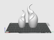 Modern Elephant Decor Set STL Files – 2 Minimalist Elephant Statues for 3D Printing