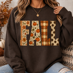Fall PNG Shirt Design – Distressed Autumn Letter Sublimation Graphic