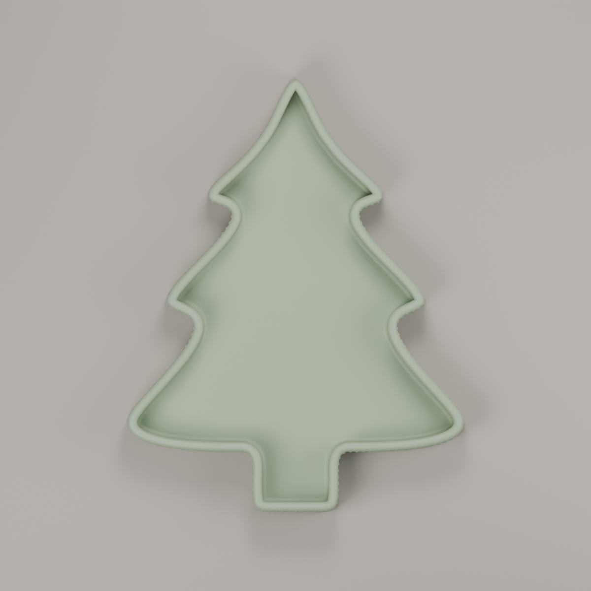 Fluted Christmas Tree Tray STL – Holiday Trinket and Jewelry Organizer