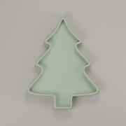 Fluted Christmas Tree Tray STL – Holiday Trinket and Jewelry Organizer