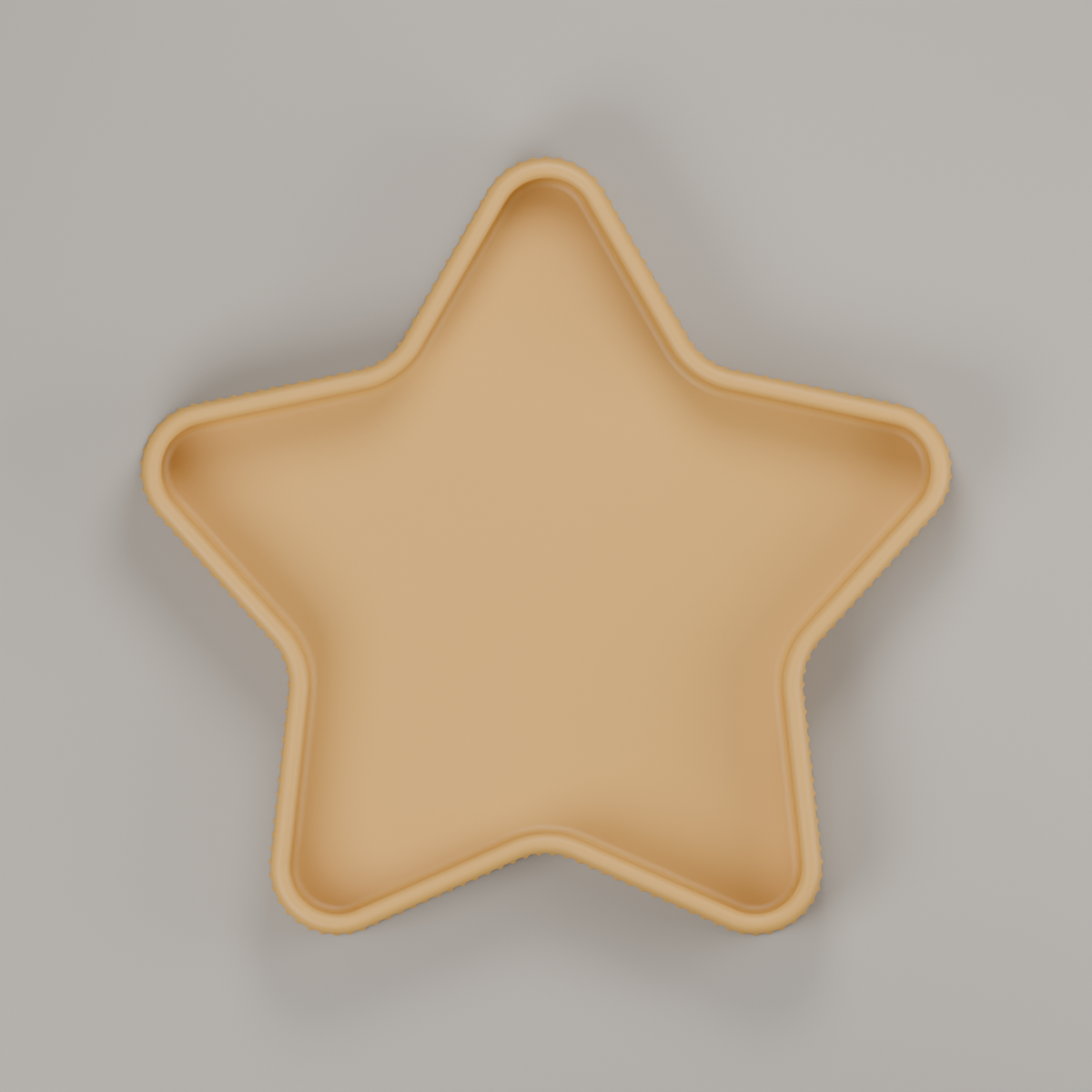 Fluted Star Tray STL – Jewelry, Trinket and Holiday Organizer
