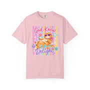 God Knew I’d Be A Delight Cat PNG Design – Cute Christian Shirt Sublimation File
