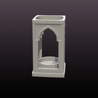 Gothic Arch LED Tealight Holder STL | 3D Printable Candle Lantern Decor