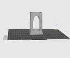 Gothic Arch LED Tealight Holder STL | 3D Printable Candle Lantern Decor