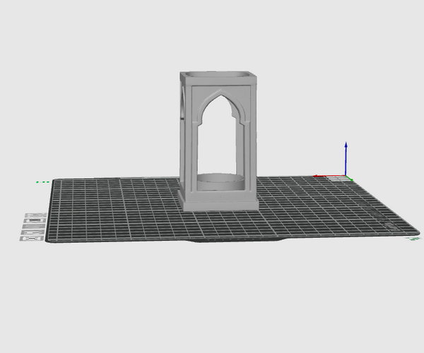 Gothic Arch LED Tealight Holder STL | 3D Printable Candle Lantern Decor