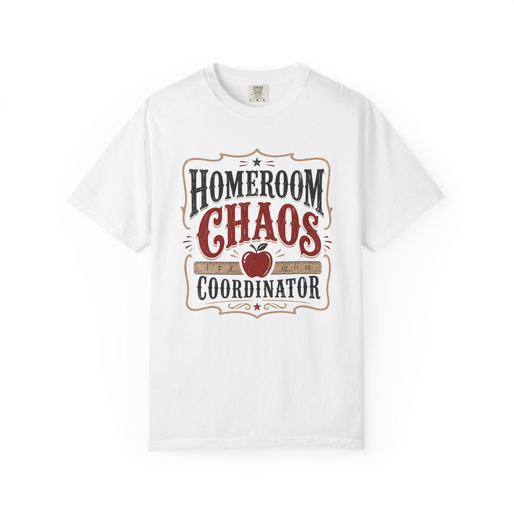 Homeroom Chaos Coordinator PNG | Funny Teacher Shirt Design for Back to School
