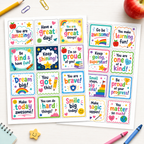 Printable Lunchbox Notes for Kids | 24 Positive School Notes