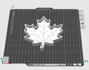 Maple Leaf Tray STL File – Fall Home Decor 3D Print Model