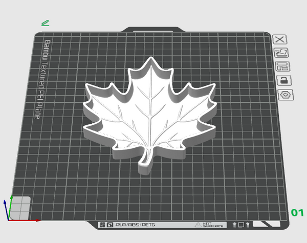 Maple Leaf Tray STL File – Fall Home Decor 3D Print Model