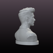 Modern Businessman Bust STL File – Gentleman Statue for 3D Printing and Office Decor