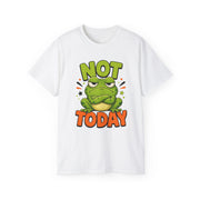 Not Today Frog PNG Design – Funny Grumpy Frog Shirt Sublimation Print File