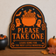 Please Take One Halloween Candy Sign STL and Height-Colored 3MF