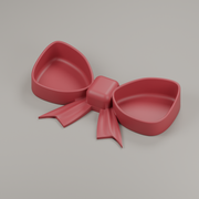Ribbon Bow Tray STL – Support-Free Jewelry and Trinket Organizer