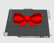 Ribbon Bow Tray STL – Support-Free Jewelry and Trinket Organizer