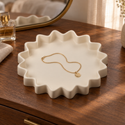 Scalloped Catchall Tray STL – Modern Jewelry Dish and Vanity Organizer 3D Print File