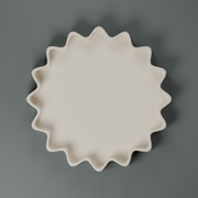 Scalloped Catchall Tray STL – Modern Jewelry Dish and Vanity Organizer 3D Print File