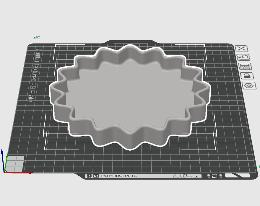 Scalloped Catchall Tray STL – Modern Jewelry Dish and Vanity Organizer 3D Print File