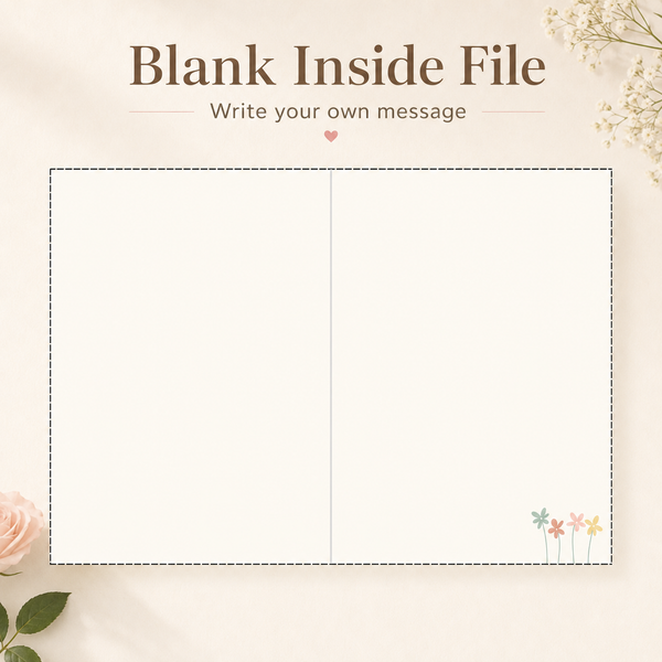 Thank You Printable Greeting Card | Cute Duck 5x7 Card