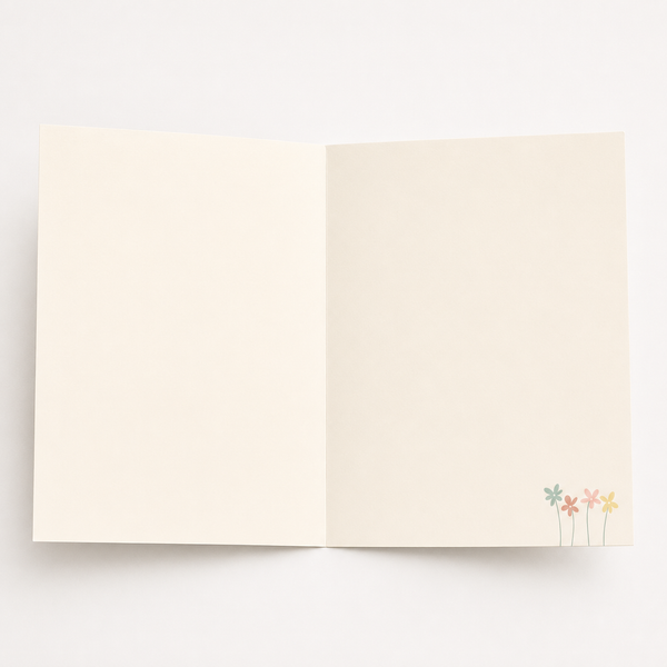 Thinking of You Printable Greeting Card | Cute Bunny 5x7 Card