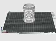 Tiki LED Candle Holder STL File – Tropical Totem Tealight Stand for 3D Printing
