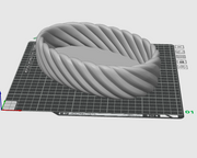 Twisted Rope Catchall Tray STL File – Oval Jewelry Dish and 3D Printable Organizer