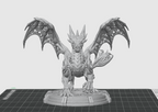 Ornate Fantasy Dragon – STL File for 3D Printing