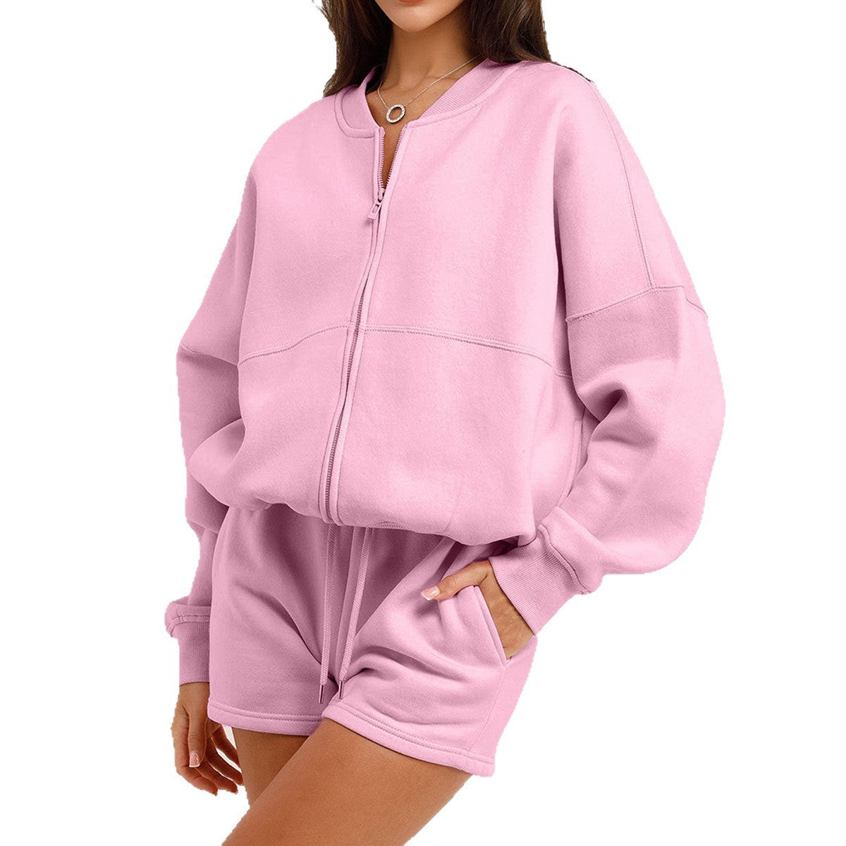 Women’s 2-Piece Jacket & Shorts Set | Lightweight Summer Casual Co-ord