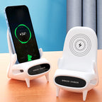 Mini Chair Wireless Charger | 10W Fast Charging Phone Stand Gift