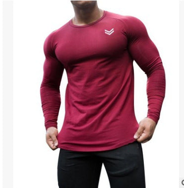 Men’s Quick-Dry Long-Sleeve Training Shirt | Lightweight Loose Fit Sports Top