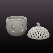 Acorn LED Tealight Holder STL – Support-Free Autumn Lantern 3D Print File