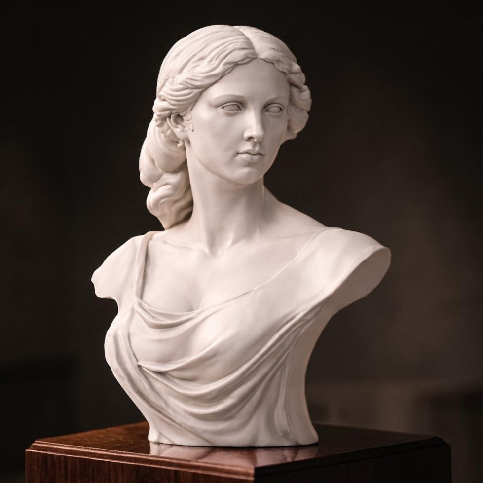 Aurelia Classical Female Bust STL File – 3D Print Sculpture Download