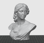 Aurelia Classical Female Bust STL File – 3D Print Sculpture Download