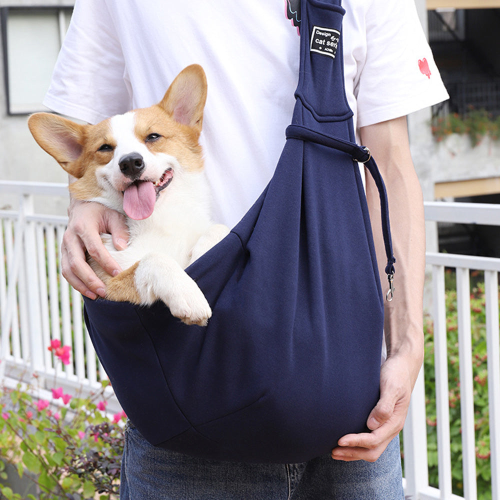 Single-Shoulder Pet Carrier Bag | Crossbody Dog & Cat Travel Tote