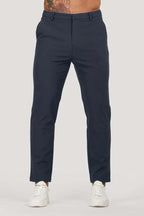 Men’s Solid Color Business Casual Trousers | All-Match