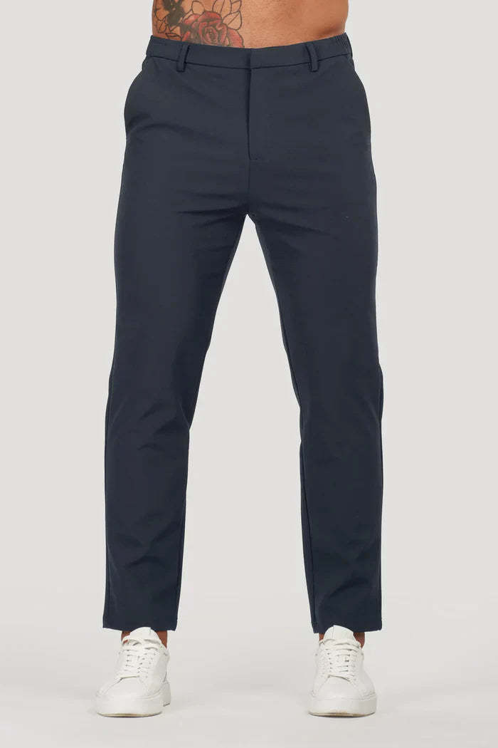 Men’s Solid Color Business Casual Trousers | All-Match